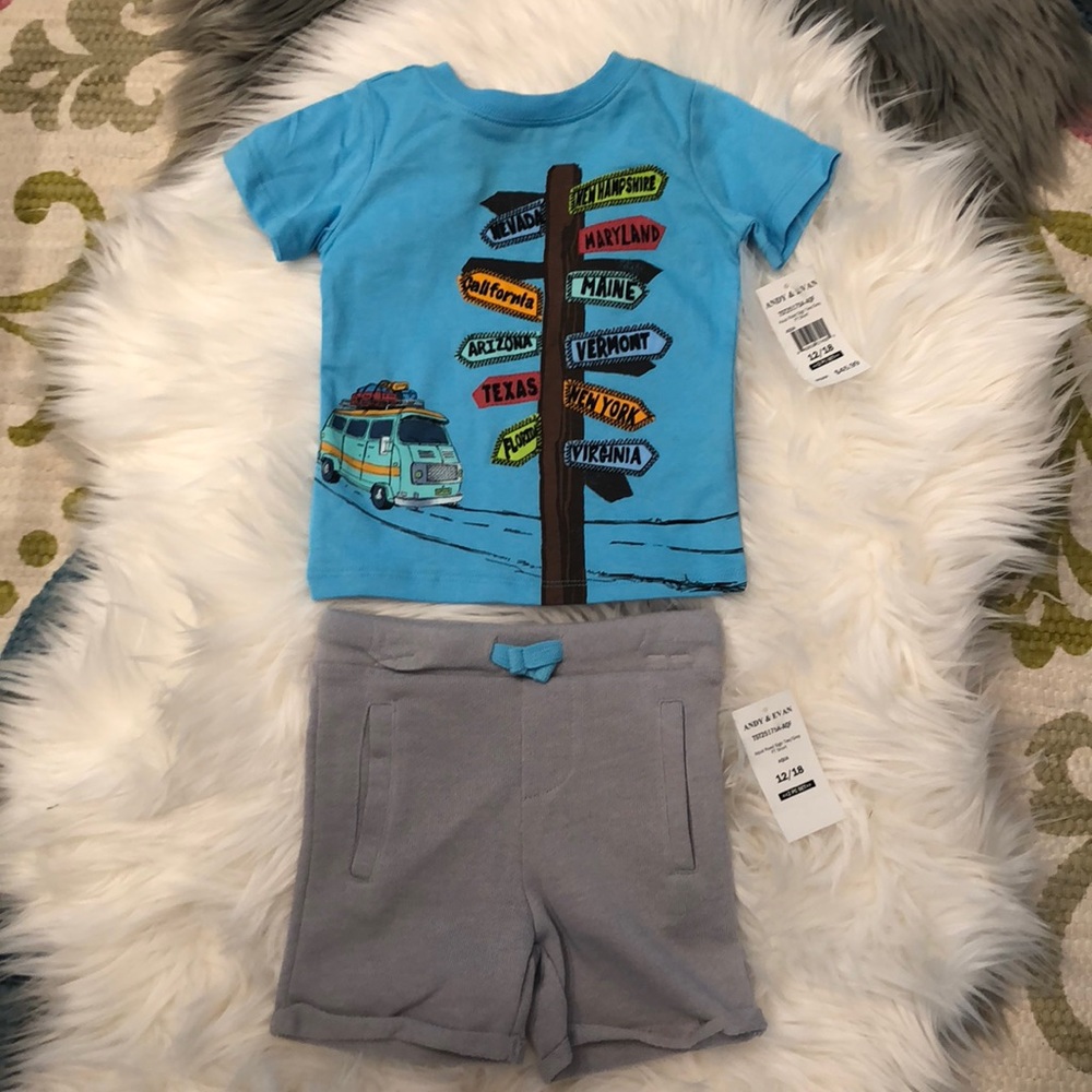 Toddler boys Andy & Evan set